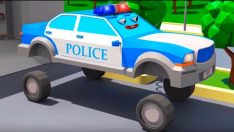 Police Car for Kids – 3D Cartoon